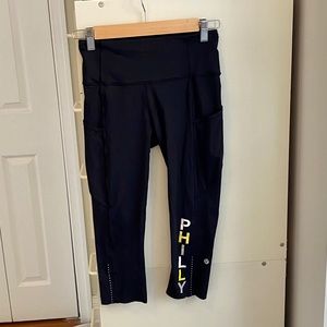 Cropped Lululemon Soul Cycle Philly Leggings